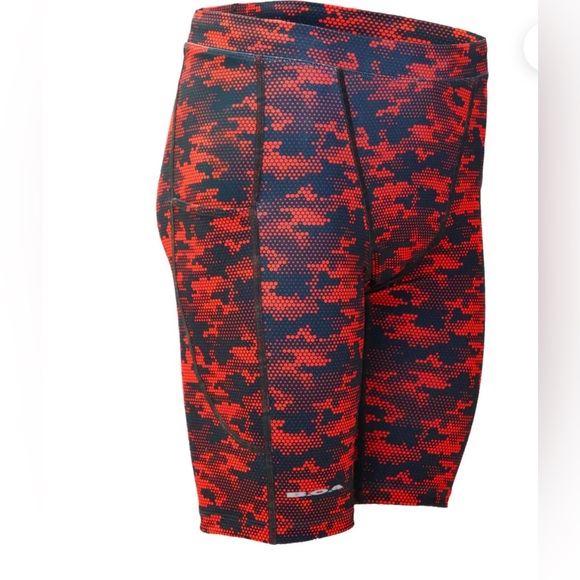 BOA Men's Athletic Shorts in Red and Black SIZE Medium - Picture 1 of 9